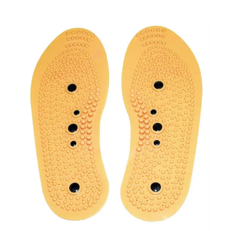 

1 Pair High Quality PVC Magnet Therapy Massage Insoles Men & Women Breathable Foot Massage Care Insoles