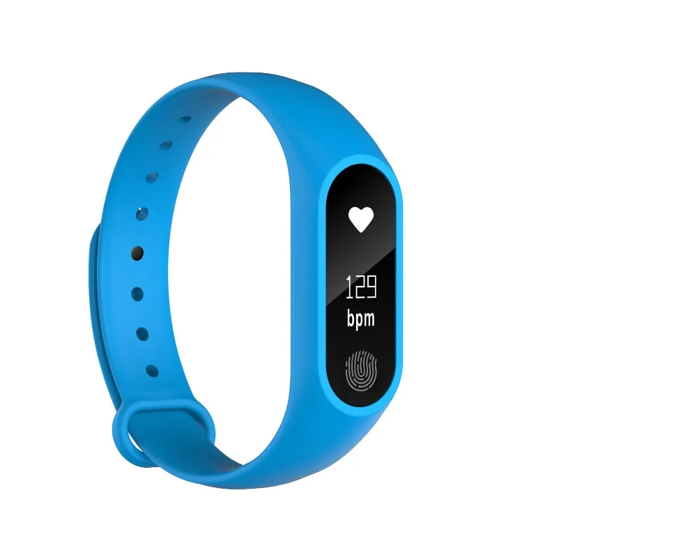 2017 Newest M2 Plus Smart Bracelet Wristband 0 42 OLED Screen IP67 Waterproof Support Heart Rate