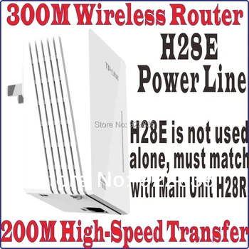 

TP-Link N300 AV200 TL-H28E Wireless Power line Adapter Extender WIFI hotspot 300mbps Wireless Router, TL H28E Network Adaptor
