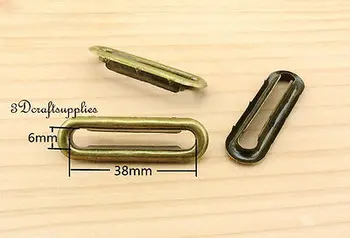 

eyelets metal with washer grommets anti brass oval 40 sets 38 mm AT50