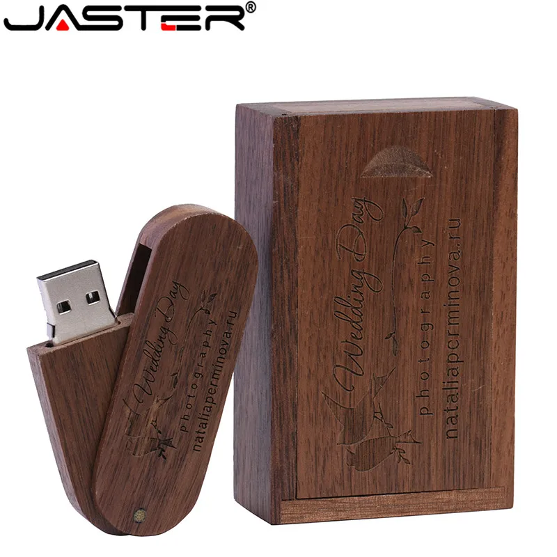 JASTER Логотип Настроить Деревянный Портативный деревянный USB флэш-накопитель ручка привода 4 ГБ 8 ГБ 16 г 32 Гб 64 Гб карта памяти U член свадебные подарки