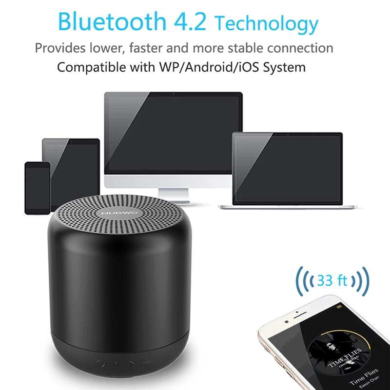 NUBWO водонепроницаемый Bluetooth динамик Портативный беспроводной открытый 5 Вт