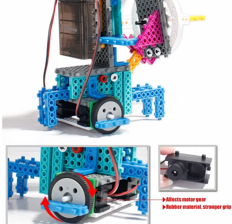 Дистанционное управление Diy rc робот развивающая битва большой резервуар электронная Сборка строительные блоки модель игрушки для детей