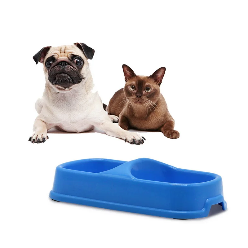 Hoomall Double Pet Bowls For Dog Puppy Kitten Cats Food Water Feeder Pets Supplies Feeding Dishes Cats Dogs Bowl Pet Supplies