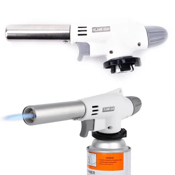 

New Arrival 920 Wind Moisture Proof Fully Automatic Electronic Flame Gun Lighter Butane Burners for Hiking Camping