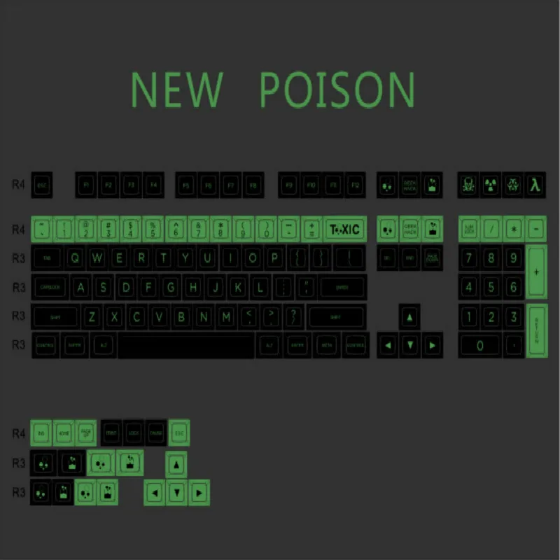

SA keycap 64/68/84/104/108 mechanical keyboard key caps thermal sublimation caps PBT health caps suitable for cherry switches