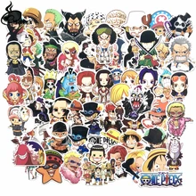 Hot 60pcs PVC One Piece Stickers Fashion High Quality Waterproof PVC For Suitcase Refrigerator skateboard laptop