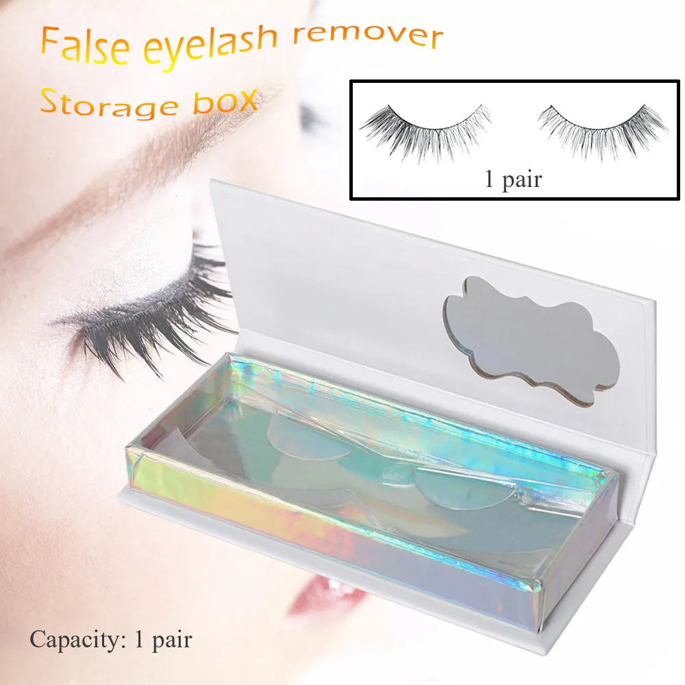

Empty False Eyelash Care Storage Case Box Container Holder Compartment Tool Eyelash Storage Box