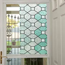 92 см* 500 см 2D статическая декоративная Тонировка окон стеклянная оконная пленка Водонепроницаемая без клея стеклянный декор для ванной комнаты 36 ''x 196,8''