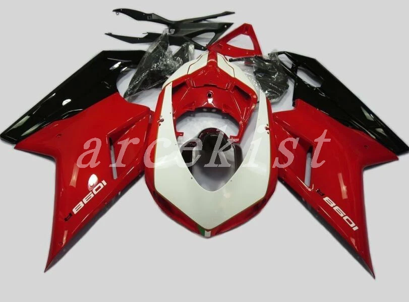 

Top quality New ABS Motorcycle bike Fairings Kit Fit for DUCATI 848 1098 1198 1098s Fairing Bodywork Set custom red black white