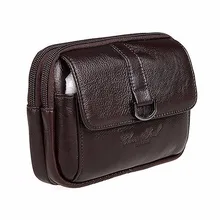 Мужской ремень из натуральной воловьей кожи, поясная сумка, повседневная мужская сумка высокого качества из натуральной кожи, чехол для телефона