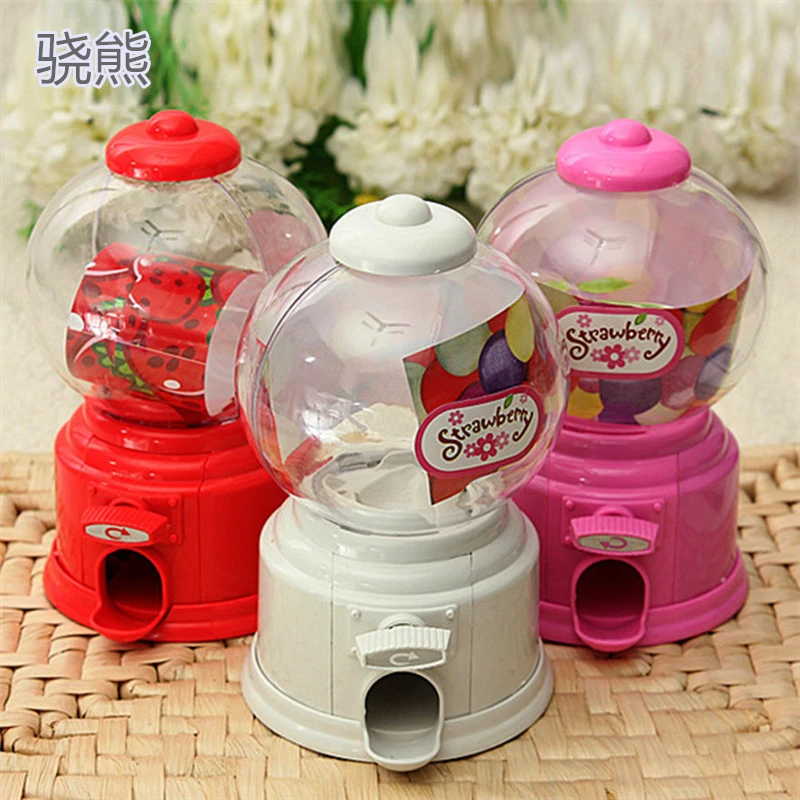

Mini Cute Piggy Twist Candy Machine Dispenser Coin Saving Bank Money Storage Box Decorative Gift For Kids Toy