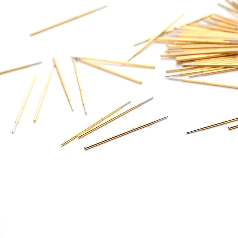 P038-F For Testing Circuit Board Instrument Voltage Test Probe Spring Phosphor Copper Tube Gold Plated Electronic Instrument