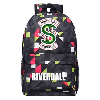 

Christmas Gift Riverdale South Side Serpents Boy Girl School bag Women Bagpack Teenagers Schoolbags Canvas Men Student Backpacks