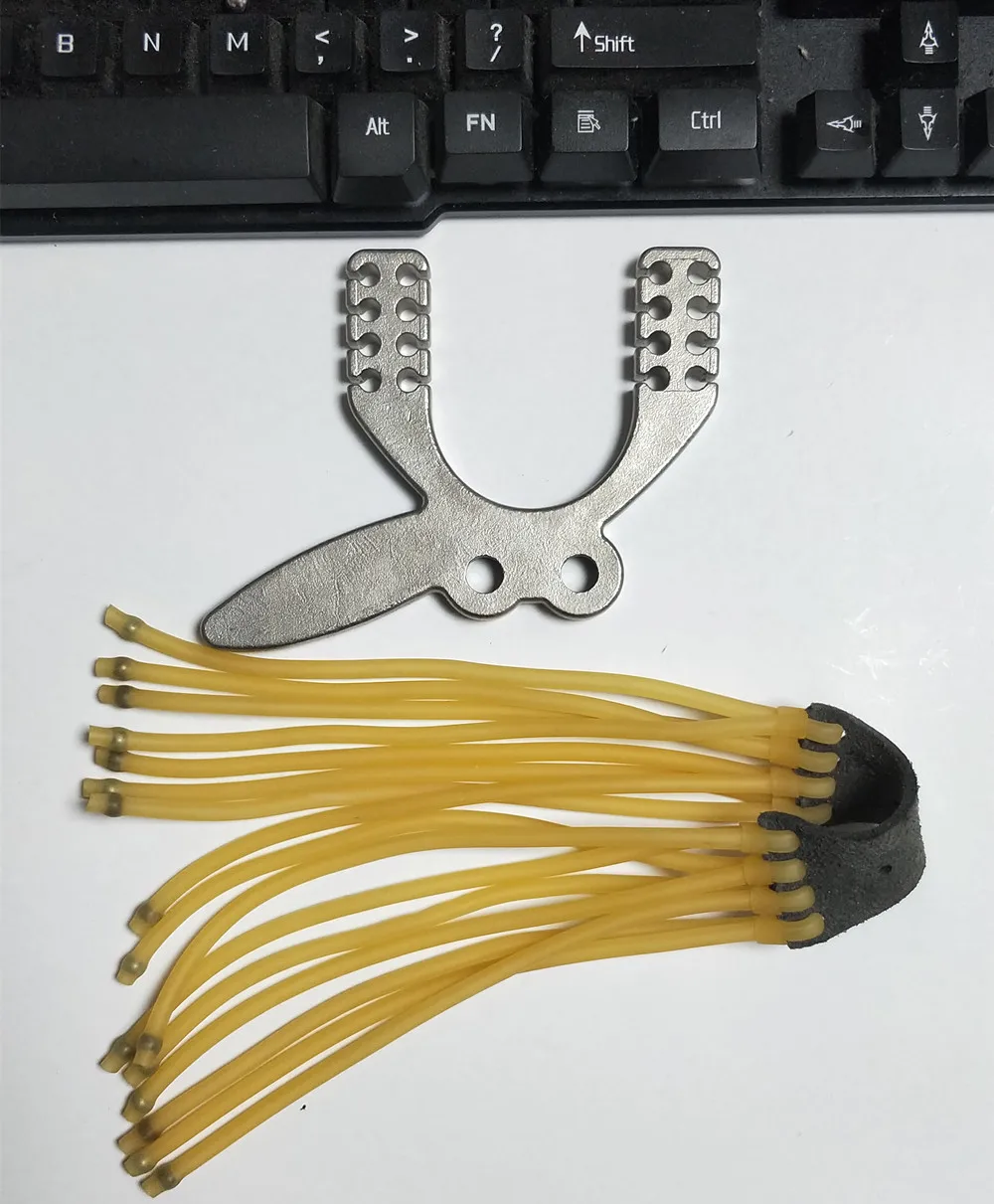 Stainless Steel Casting Original Slingshot Rubber Band Fixing Device 16