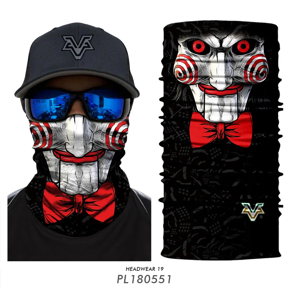 Веном маска для лица Аниме Толстовка ветрозащитный шарф Magic Heaewear Спорт на открытом воздухе оборудование шеи Gatier бесшовные Балаклавы