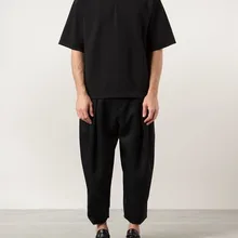 27-44! Мужская одежда DJ свободные брюки западного стиля персонализированные большой брюки длиной до щиколотки Большие размеры певица костюмы