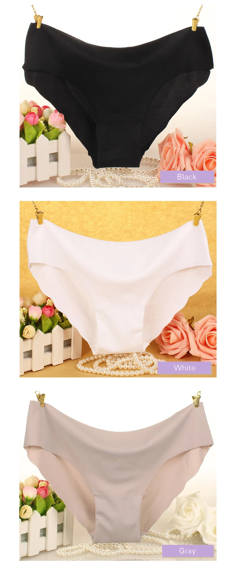 Ice Silk sexy women panties-XQY-09