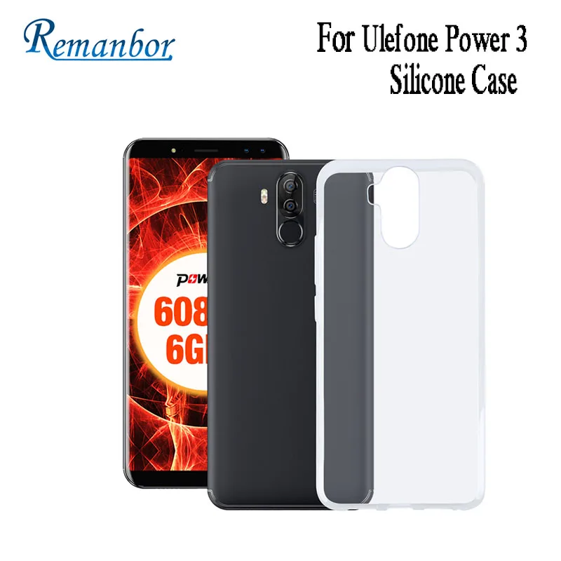 Силиконовый чехол remanбор для Ulefone power 3 S 6 0 дюймов мягкая задняя крышка из ТПУ