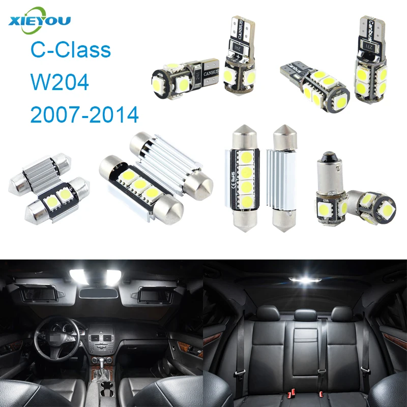 Фонари в упаковке 16 шт. для Mercedes Benz W204 (2007 2014)|interior light|led light interiorled interior |