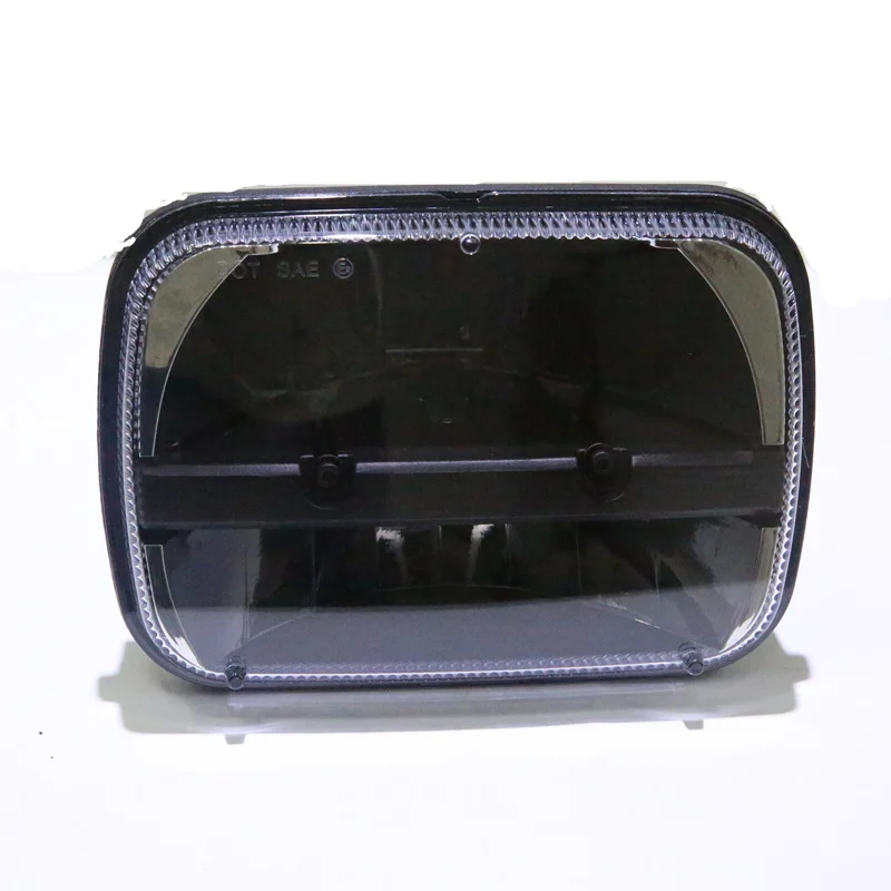 

DOT Headlight 7" Black Hi/lo Beam Sealed Beam Square 5x7 Headlight For Wrangler TJ Motorcycle 6x7 inch Led Headlamp