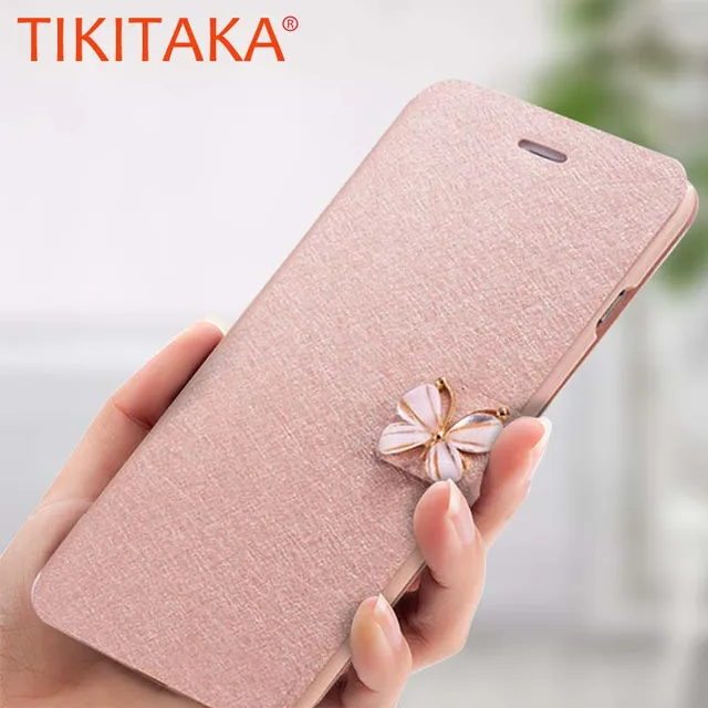 Luxury Crystal Diamond bow-knot Butterfly Leather Wallet Case For iPhone 8 7 6 6s Plus SE 5 5s SE Flip Phone Cases Slim Cover