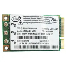 Мини pcie карта для Intel беспроводной WiFi Link 4965AGN a/b/g/n 300 Мбит/с двухдиапазонный MIMO lenovo IBM Thinkpad T61 X61 Z61 X61 R61