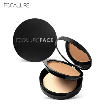 FOCALLURE 3 Colors Make Up Face Powder Bronzer Highlighter Shimmer Brighten Palette Contour Makeup Cosmetics Face