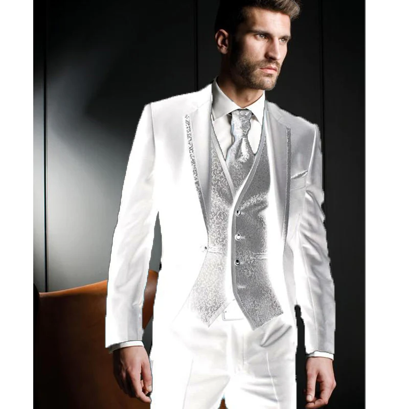 Новейший дизайн пальто брюки мужские костюмы смокинги жениха свадебный костюм вечеринка пиджак брюки жилет Мужской Блейзер костюм homme