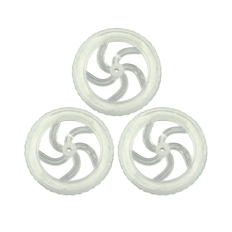 

20PCS Mini Wheel Plastic Tires 33mm Dia 2mm Hole Tires for DIY Model Smart Robot Vehicle For Kids Toys Technology Science