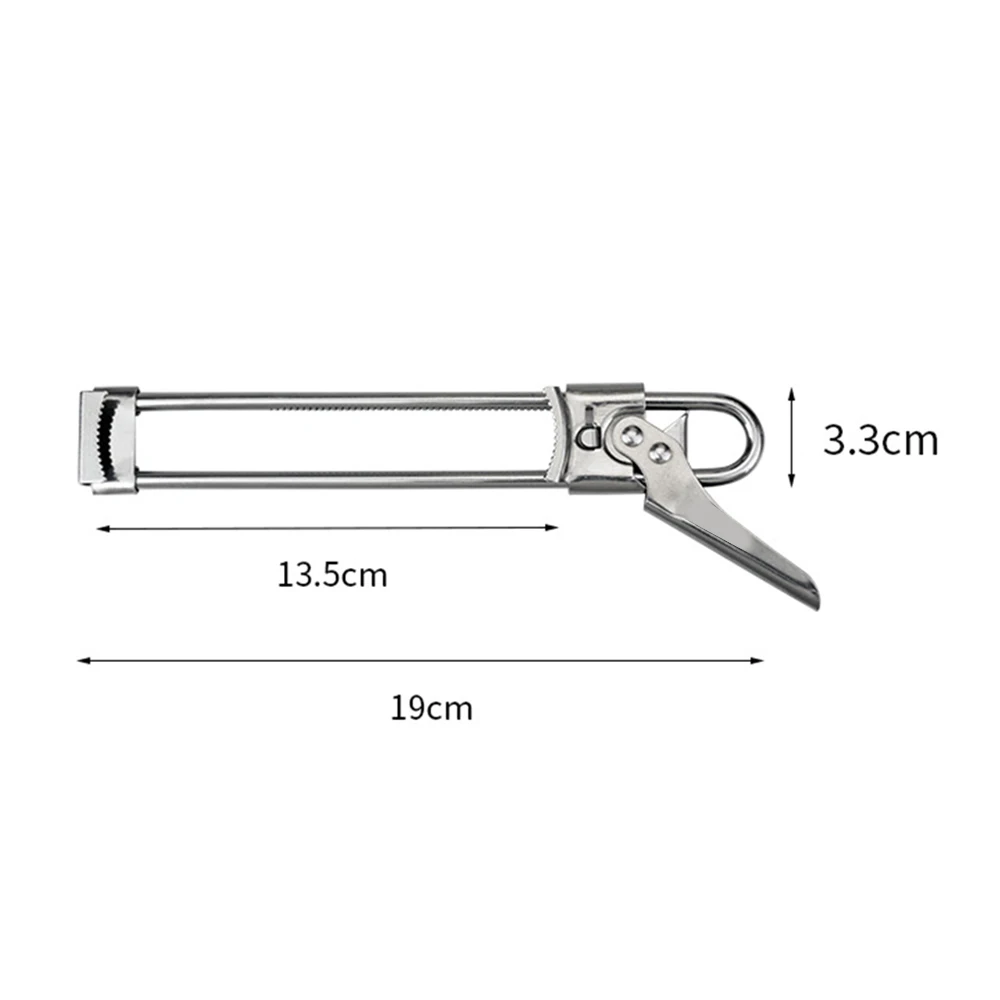 Профессиональная портативная Регулируемая ручная крышка банки из нержавеющей стали открывалка захват открывалка кухонные аксессуары