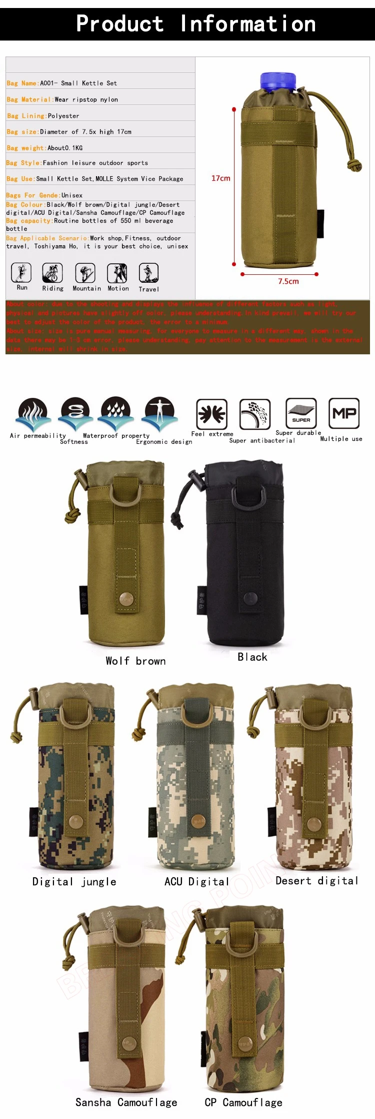 Single Shoulder Army Tactical Backpack Rucksack Military Waterproof Travel Bag  Outdoor Men Women Hiking Camping Hunting Fishing