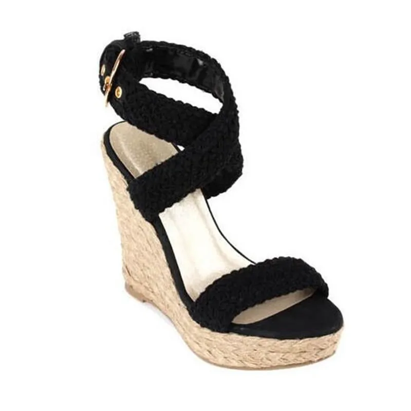 2017 Women Espadrille Wedge Sandals Summer Roman Bohemian Womens ... 2017 Women Espadrille Wedge Sandals Summer Roman Bohemian Womens ...