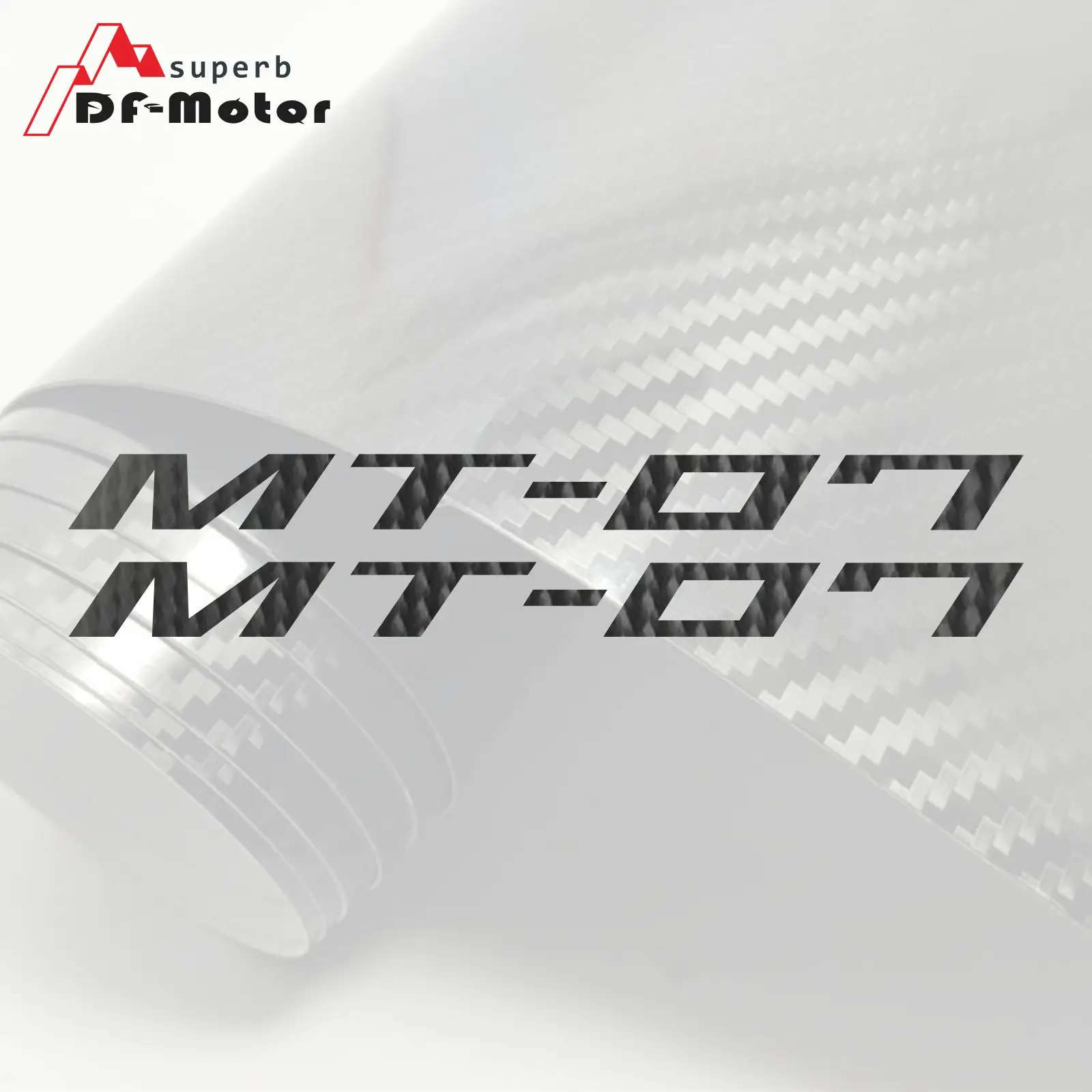 

8Inch 5D Carbon Fiber Sticker Decal Motorcycle Car Sticker Wheels Fairing Helmet Sticker DIY Fit For YAMAHA MT07 MT 07