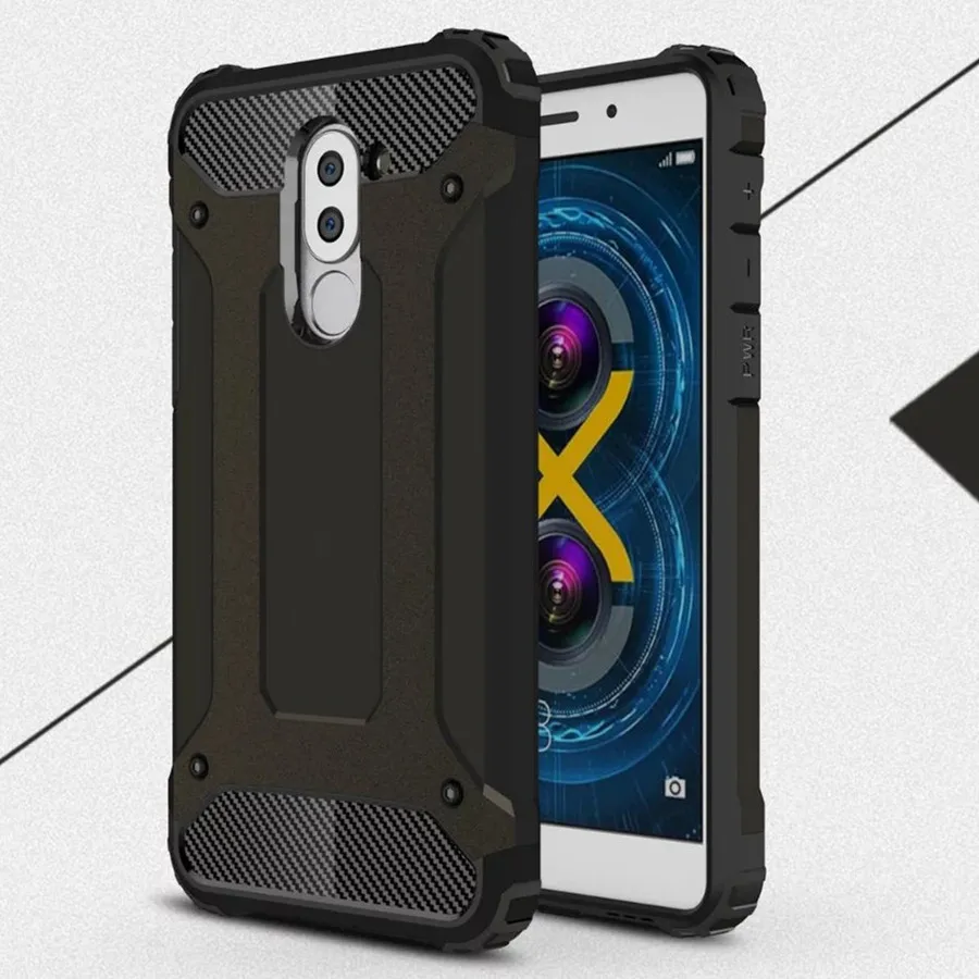 Kcatoon для huawei GR5 чехол для huawei mate 9 Lite силиконовый чехол противоударный тонкий жесткий, крепкий двухслойный чехол из резины - Цвет: 4