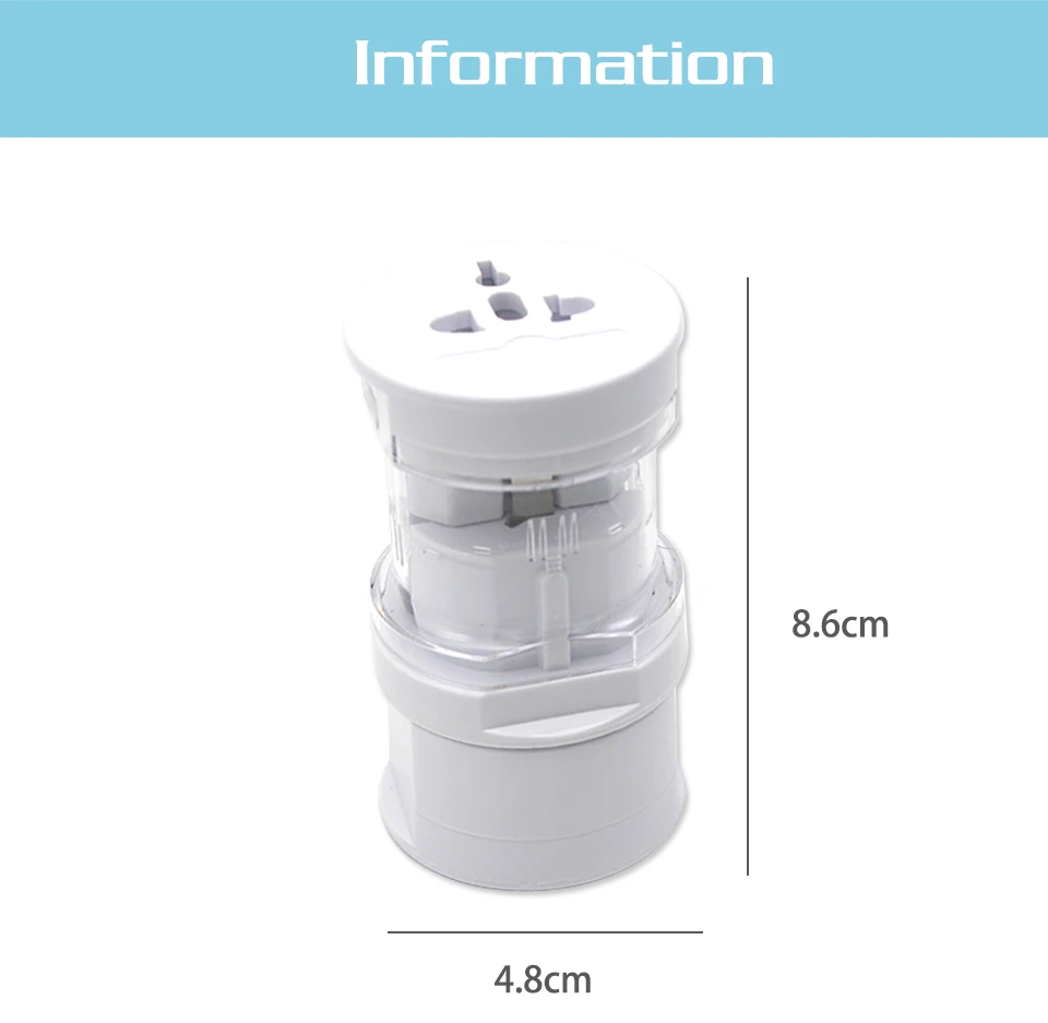 Universal Power Adapter Charger Worldwide Adaptor Wall Electric Plugs EU UK US AU Sockets Converter For Mobile Phones (8)