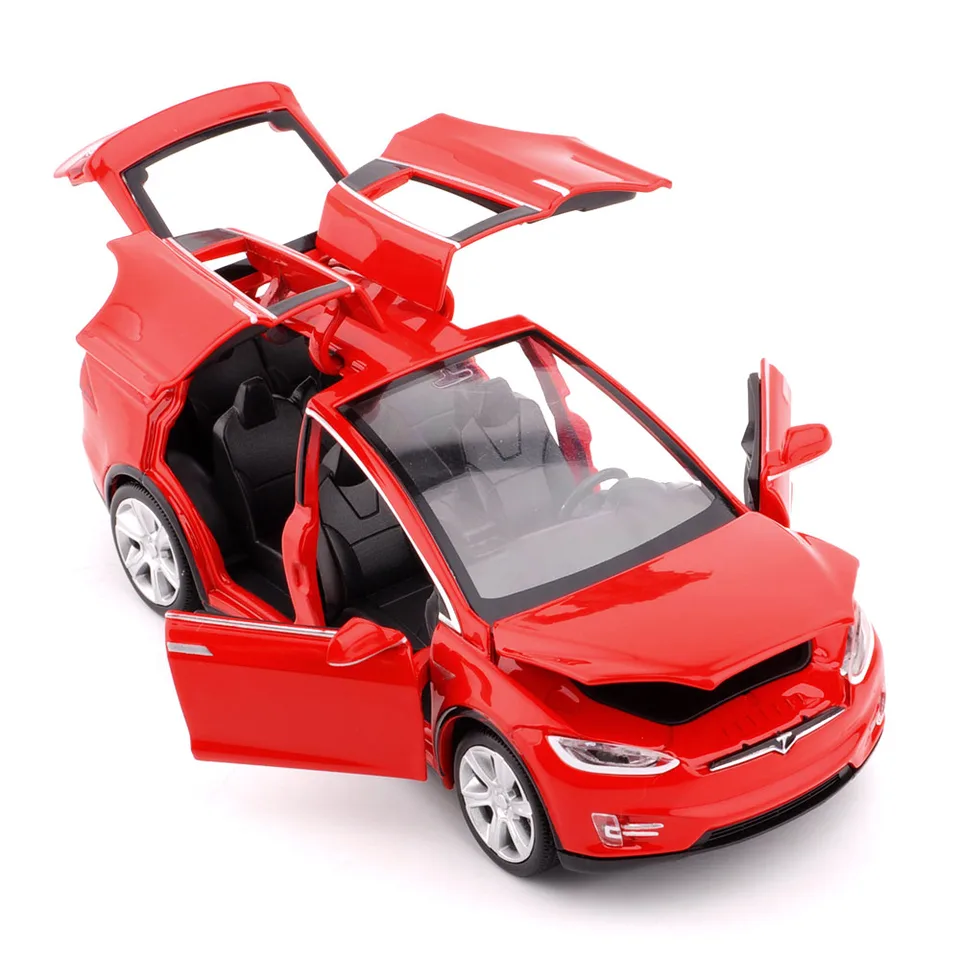 New 132 Tesla Model X Alloy Car Model Diecasts Toy Vehicles Toy Cars Free Shipping Kid Toys For Children Gifts Boy Toy