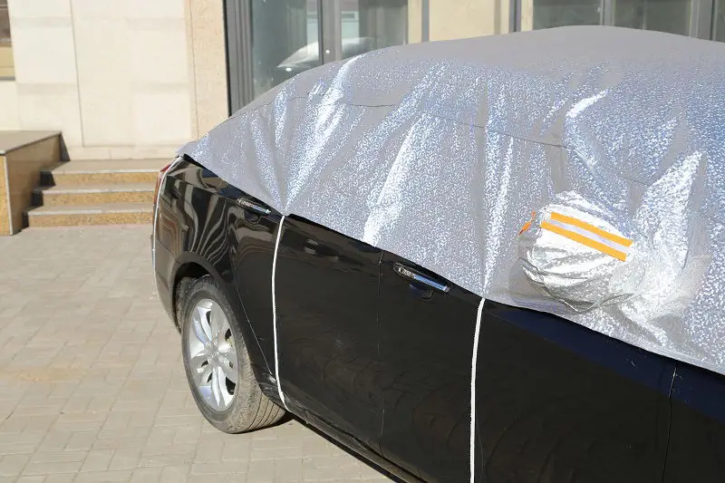 Светоотражающие анти солнцезащитный крем антифриз половина лобовое стекло автомобиля кузова автомобиля одежда крышка для автомобилей Toyota Corolla Camry RAV4 Reiz корона - Название цвета: colourAstyle