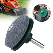 Green Lawn Mower Sharpener 50mm Green Drill Mounted Blades Sharpener Rotary Lawn Mower Sharpener Tool Green Lawn Mower Sharpener 50mm Green Drill Mounted Blades Sharpener Rotary Lawn Mower Sharpener Tool
