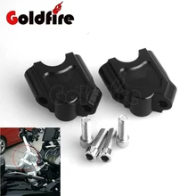 Мм 22 мм черный мотоцикл бар зажимы Руль управления для мотоциклов бар стояки BMW F650GS F700GS 2008 2009 2010 2011 2012