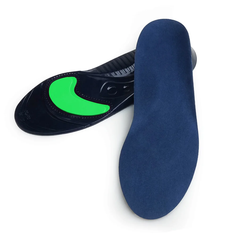 

1 Pair Men Women Full Length PU Insoles Lightweight Shock Absorption Soft Reusable Comfort Antimicrobial Shoes Accessories