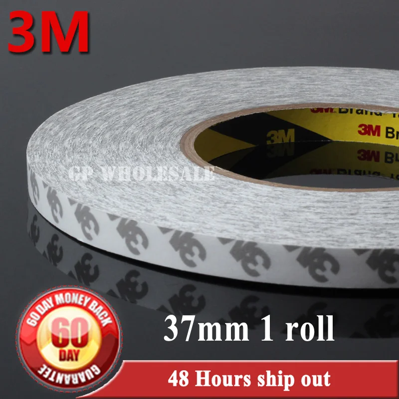 1x 37mm *50M 3M 9080 double Sides Adhesive Tape for Cellphone Tablet