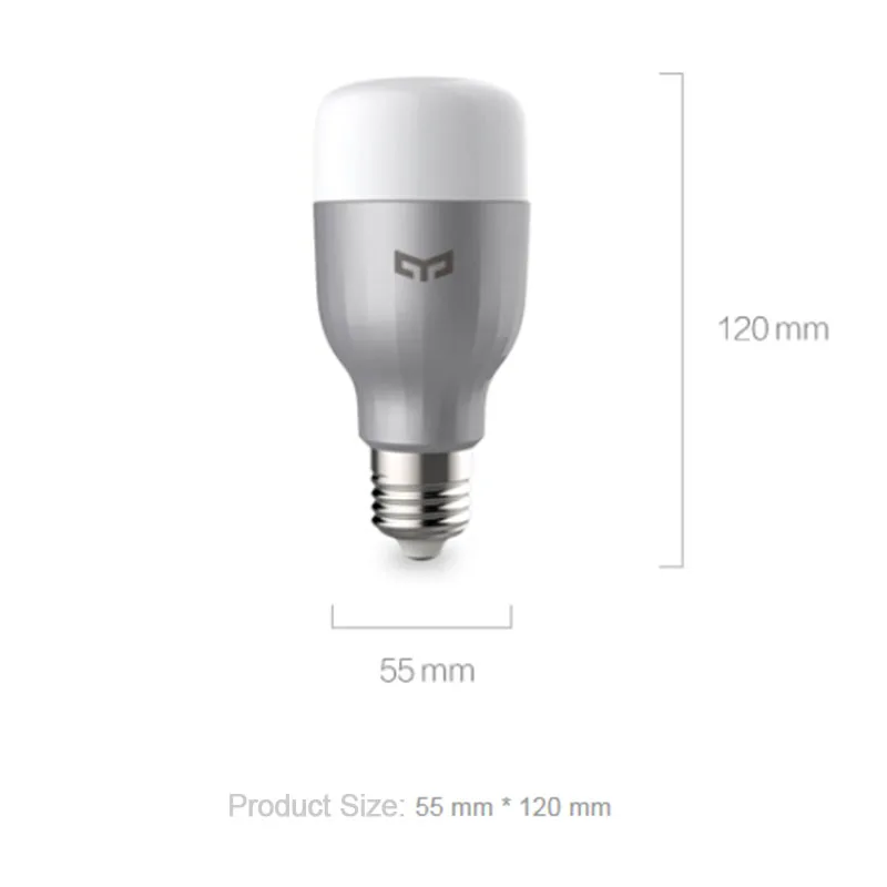 Оригинальная умная Светодиодная лампа Xiaomi Yeelight Blue II RGBW E27 Mi Light Mijia APP WiFi
