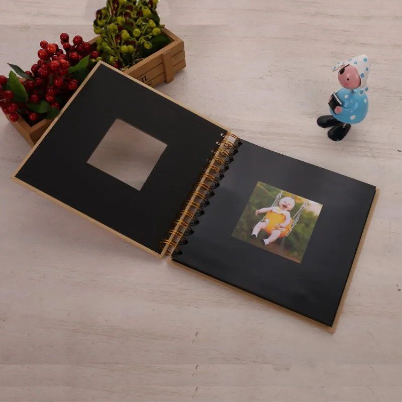 DIY Фотоальбом детский растущий альбом семейный подарок для влюбленных на день рождения липкий альбом для скрапбукинга