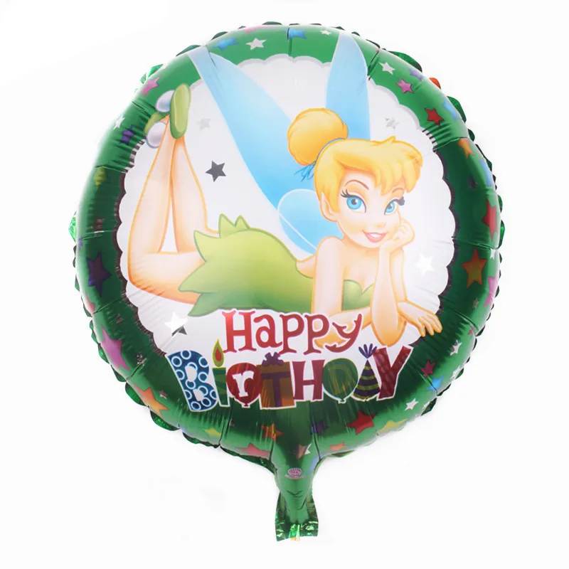 

XXPWJ The high-grade aluminum balloons wholesale birthday party, children's toys, foil balloons green flower fairy circle N-001