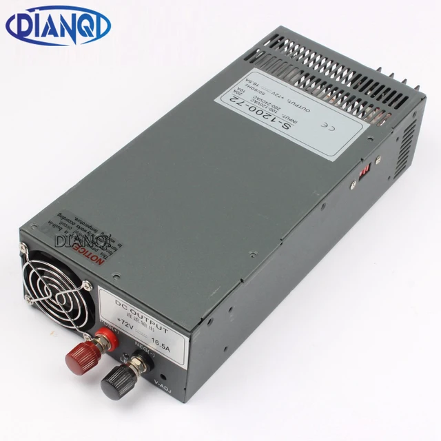 w power supply 640 dc 72V supply 36V 24V 1200W 90V Switching power DIANQI 13.5V