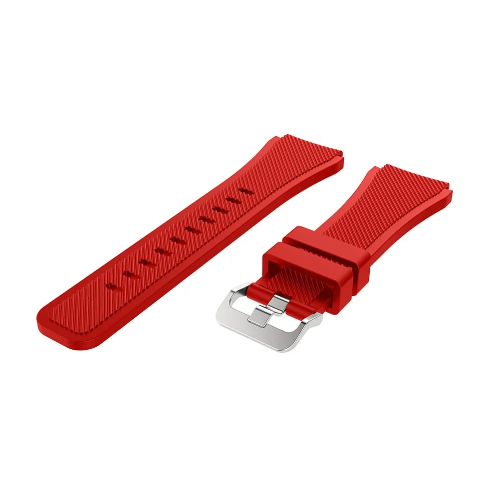 Silicone 22mm Watch band For Samsung Galaxy Watch 46mm For Samsung Gear S3 Frontier Classic Rubber Replacement Bracelet Strap