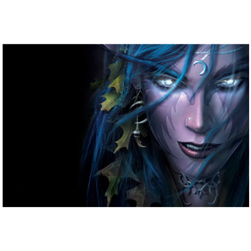 

kokoer Full Drill DIY Diamond Painting Cross Stitch cartoon world of warcraft Vintage Retro Decoration Home Decor Cartoon girl