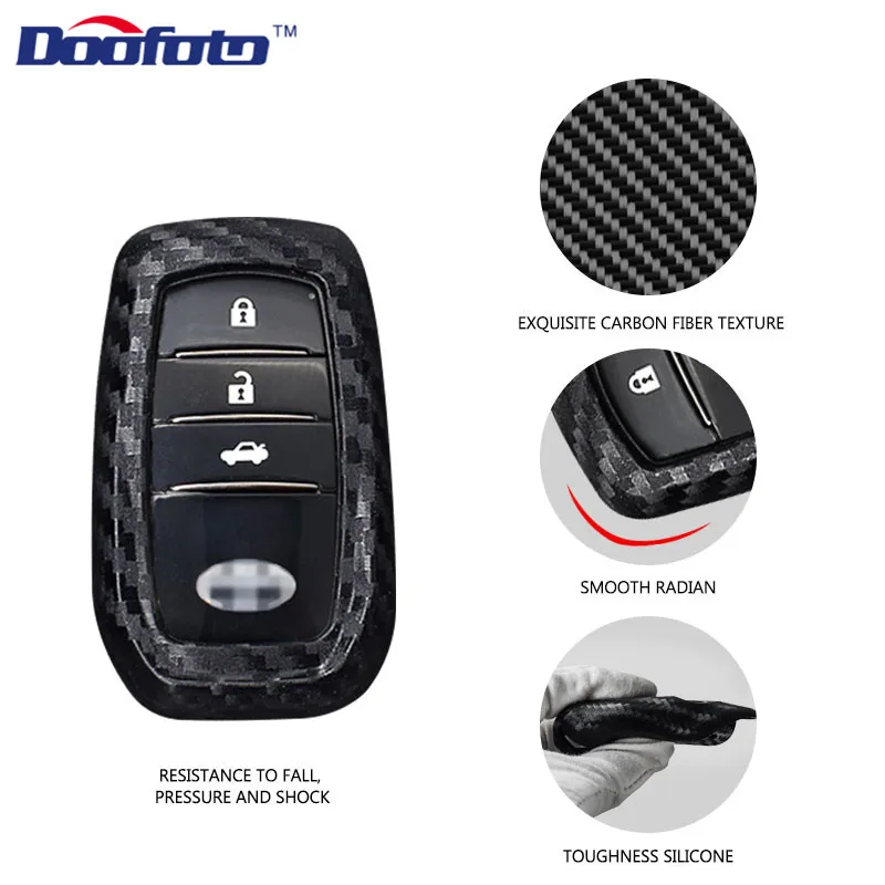 Carbon fiber key cover for TOYOTA (2)