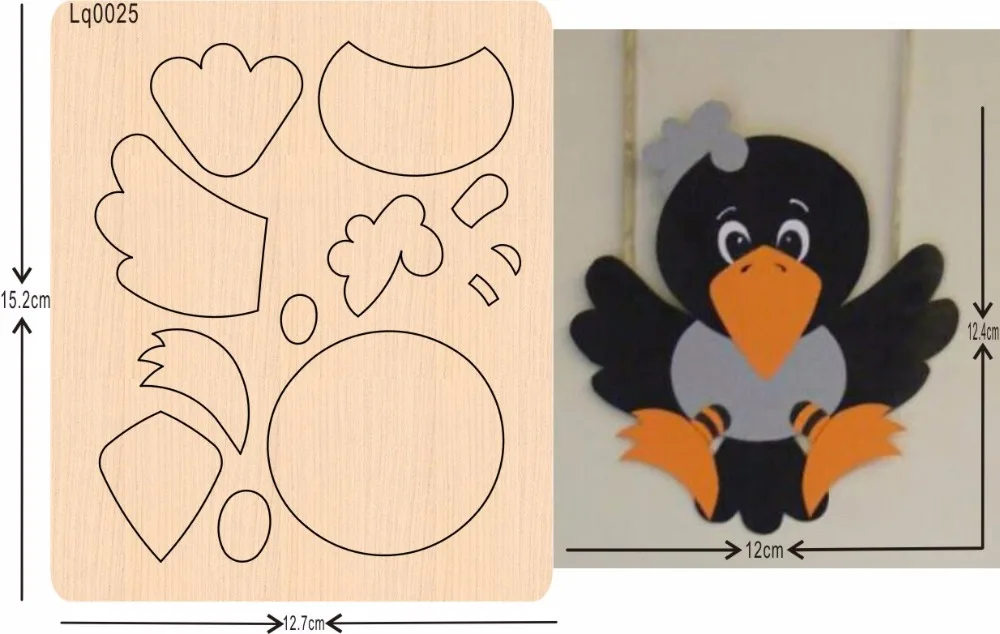 

Bird Wood Mould is compatible with most leading machines Mold thickness: 15.8mm